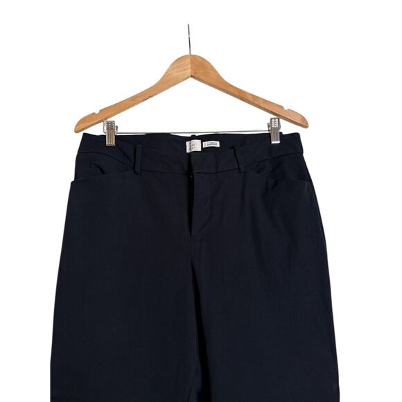 A New Day Women's High Waisted Stretch Office Work Cropped Pants Size 14 Black - Picture 2 of 6